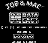 Joe & Mac: Caveman Ninja screenshot 3 for GameBoy